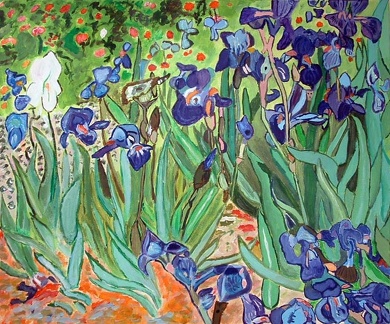 apr__s Van Gogh Acrylique Murielle TAQUET